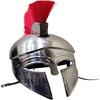 Greek Corinthian Medieval Helmet Red Train Replica Worn Roman Knight Spartan