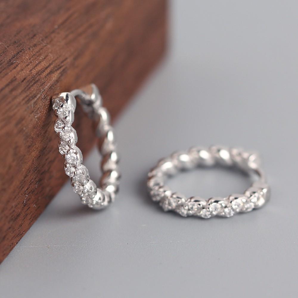 Геометрические серьги-кольца в корейском стиле: Элегантные, Универсальные Украшения для Ушей для Женщин и Студенток