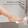 Anti-slip Pedal Foot Stool Shower Chair with Easy Installation Ergonomic Swing Footstool Posture Improvement Footrest