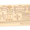 1:70 Порт Деревянная Модель Парусника Набор для Сборки Сделай Сам Корабль Сборка Декорация Подарок