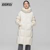 Женский зимний пуховик средней длины Xuezongfei X40145110F