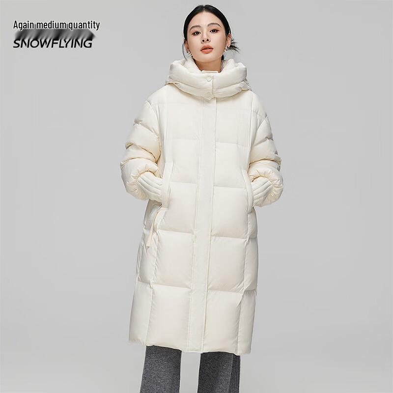 Женский зимний пуховик средней длины Xuezongfei X40145110F