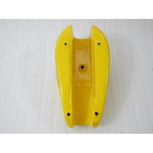 Fit For Triumph T140 Yellow And White Painted Steel Petrol Fuel Gas Tank