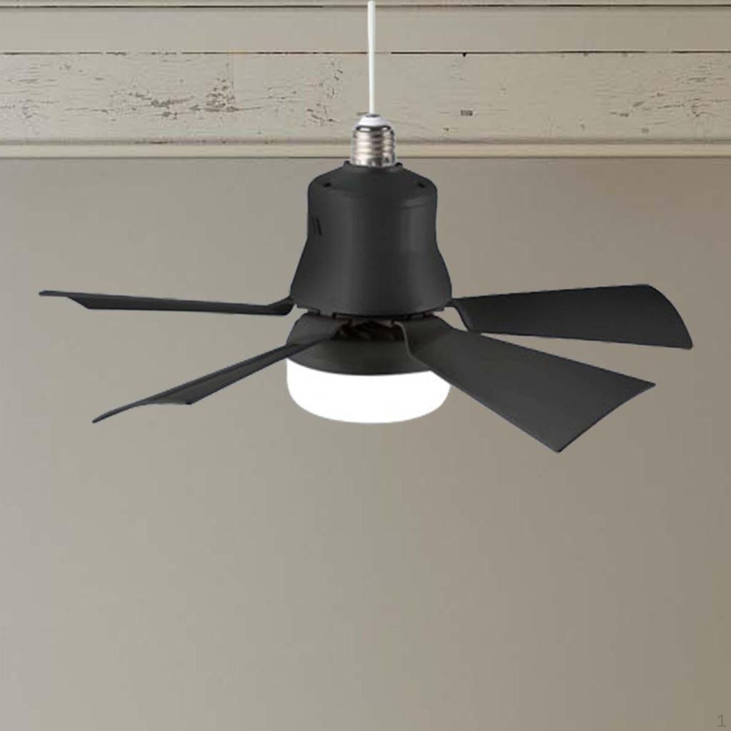 Ceiling Fan with Light 3 Gear Wind Speeds Socket Remotes Control for