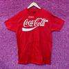 Coca-Cola Наслаждайся Колой Написание Колы Логотип Завитушками Промо Футболка Размер L