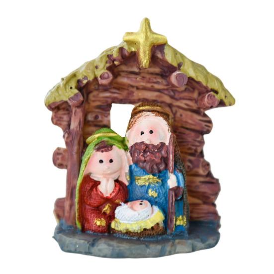 Статуэтка из смолы «Святое семейство», рождественское украшение, настольный декор, фигурка Иисуса Христа для подоконника, камина, подарок для семьи и друзей