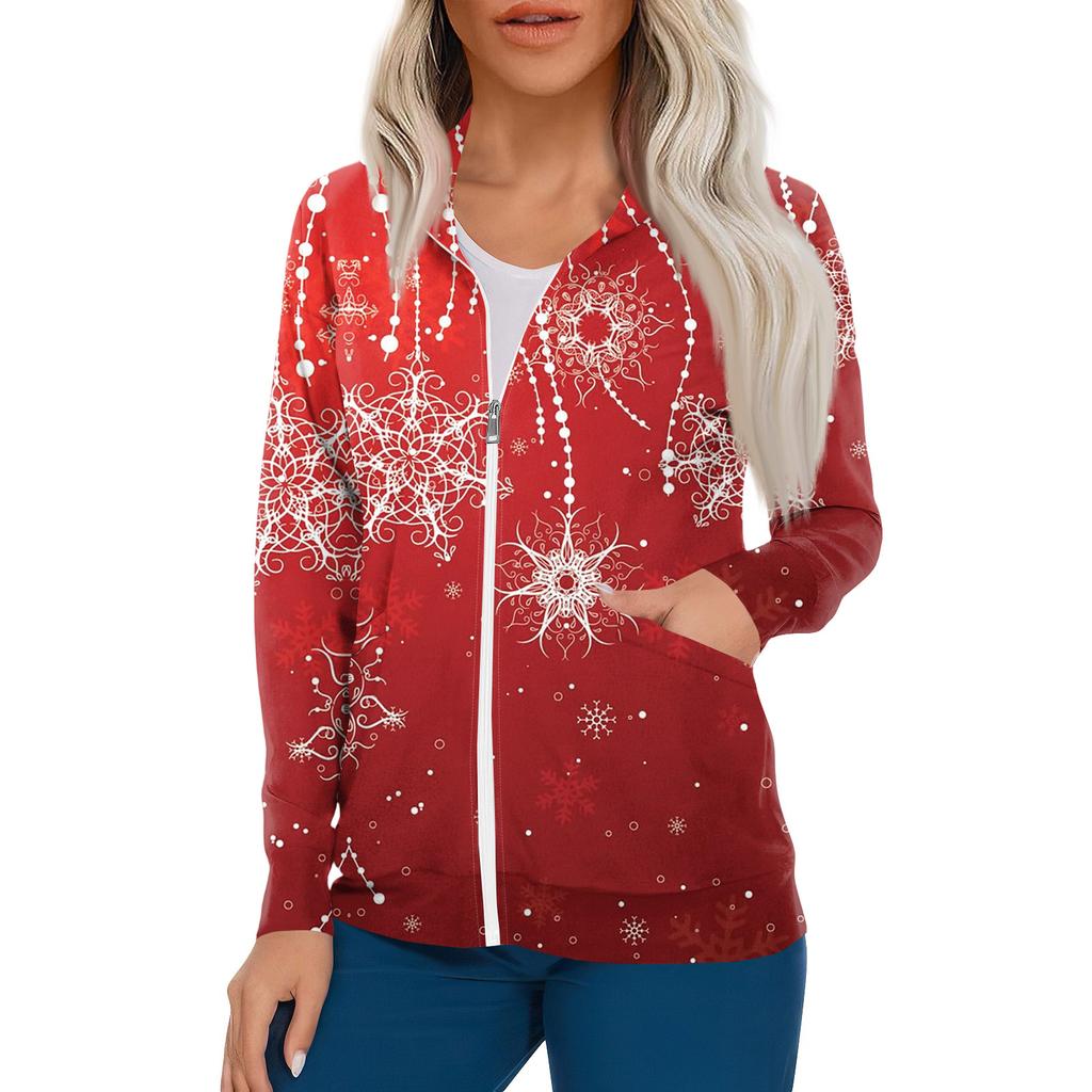 Women Long Sleeve Pattern Pocket Working Stand-up Collar Single-breasted Protective Overalls Cardigan Jacket Top