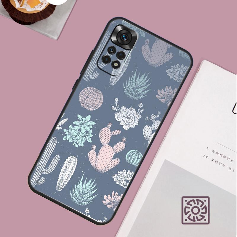 Чехол Растение Кактус Для Xiaomi Redmi Note 14 13 12 11 10 15 Pro Plus Redmi 15 13 13C 10C 12C 14C 15C Чехол
