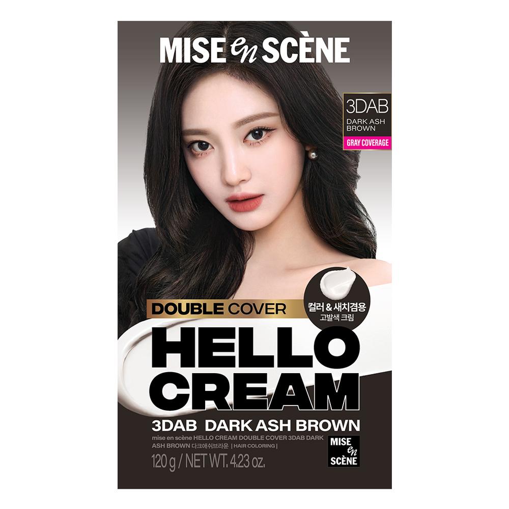 mise en scène Hello Cream Double Cover 120G Dye (Mystic Black and 5 other colors)