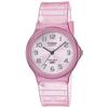 MQ-24S-4BJF [Casio Collection(MQ-24) Skelton Color Model] Round Watch Pink Resin Analog