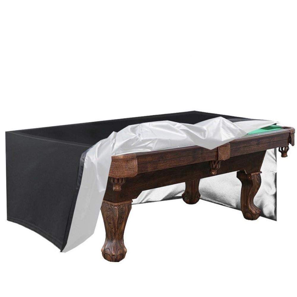 9ft Size Billiard Table Cover Black Color Full-Drop Pool Table Cover Pool Table Cover Indoor Use