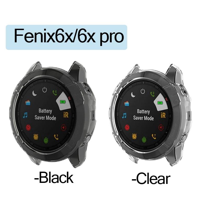 Умная защитная рамка 3 в 1 для Garmin Fenix 6 6s 6x pro Solar, чехлы для часов, чехол из ТПУ, стеклянный экран, защитная пленка