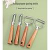 Zhongji Acacia Wood Y-Shape Serrated Peeler