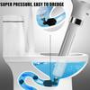 Automatic Toilet Plunger with 4 Heads High Pressure Pump Cleaner Powerful Air Blasters Dredge Drain Sink Air Blasters