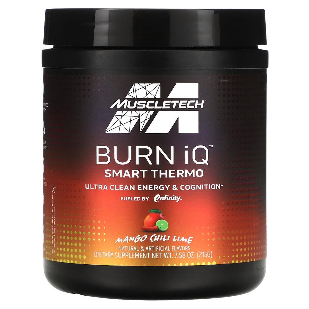 Muscletech Burn iQ, Smart Thermo, Mango Chili Lime Flavor, 7.58 Oz (215 G)