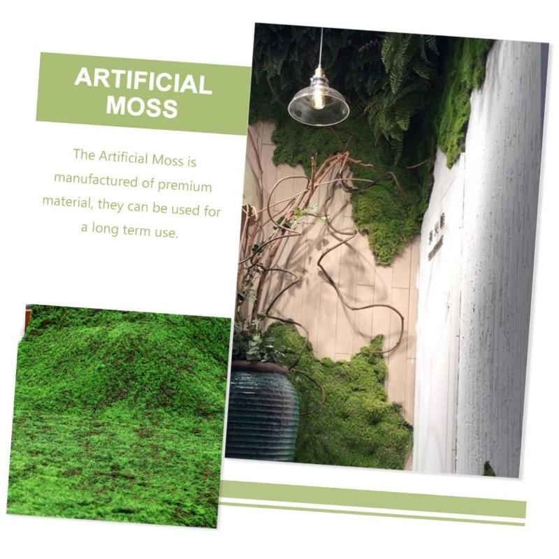 Искусственный газон Мох Луг Синтетическая Имитация Травы Ковер Симуляция Мха Стена Газоны Декор Садовое Украшение Наружное Украшение