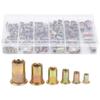 150pcs Zinc Alloy Rivet Nut Insert Nut Set M3 M4 M5 M6 M8 M10 Hardware Accessories