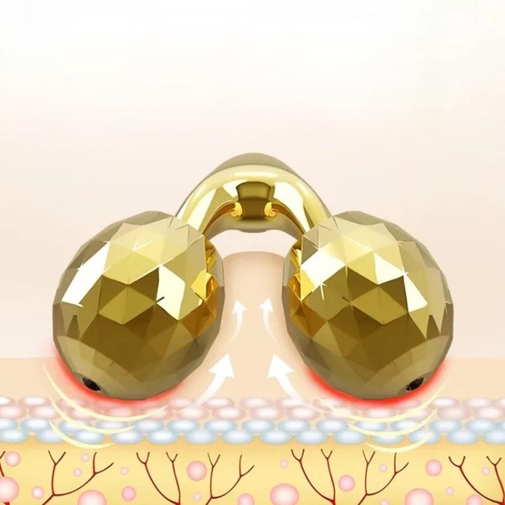 Подтягивающий лифтинг 24K Beauty Bar V Face Artifact Палочка для подтяжки лица против морщин вокруг глаз Подтягивающий ролик для массажа лица и тела Beauty Bar