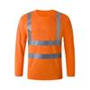 Reflective Safety T-Shirt 360 Degree Reflective Zones High Visibility Quick Dry Long Sleeves