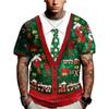 Funny Christmas T-Shirts for Men Summer Fashion Men's Clothing O-Neck Short Sleeve 3D Print Men T-Shirt Vintage Street T-Shirt