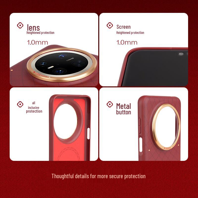 Huawei Mate Series Snake Year Limited Edition Leather Phone Case