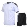 Sports Suit Male Summer Thin Running Fitness Breathable Short-sleeved Shorts Quick-drying