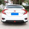 Обвес для Honda Civic 10-го поколения: Задний диффузор, Выхлопная труба, Задняя губа, Передний сплиттер.