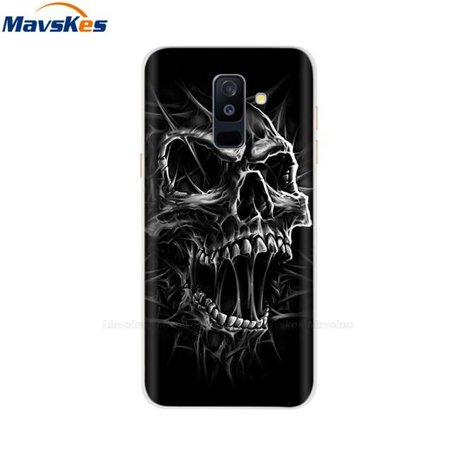 Силиконовый чехол для Samsung Galaxy A6, чехол для двух SIM-карт, Sm A600 A600f, чехол для Samsung A6 Plus A605 A605f, чехол