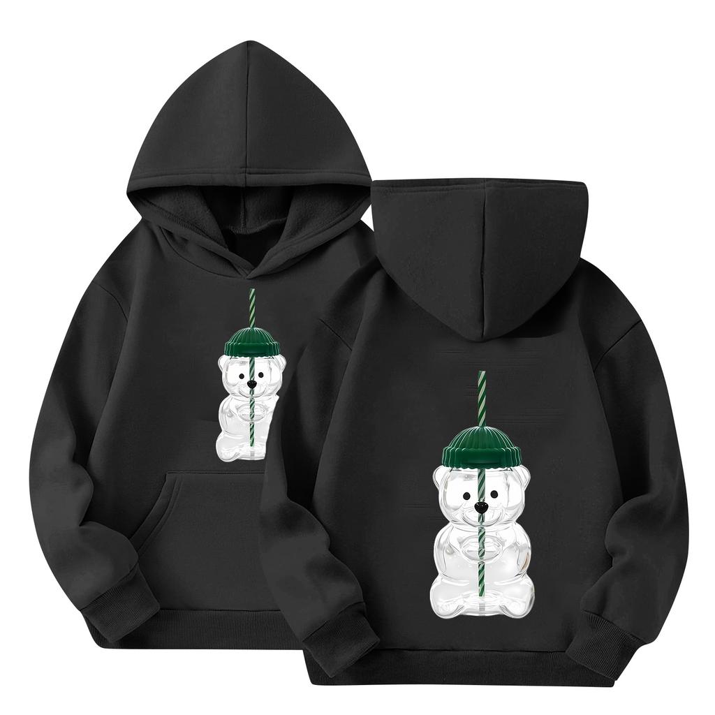 Детские толстовки с капюшоном, свободная однотонная спортивная рубашка с капюшоном, модная спортивная рубашка