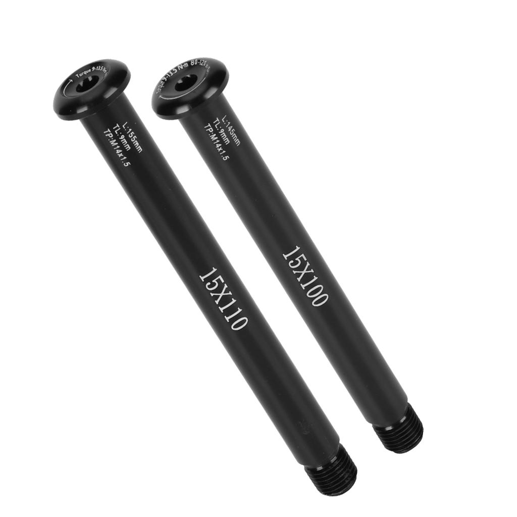 Передняя вилка ось черная алюминиевая сплавная втулка Tube Thru Shaft Boost для RockShox Mountain 