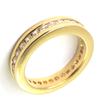 White Gold Plated Wedding Ring 'Pour La Vie' - 4 Mm