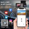 3 Channel WIFI Dash Cam HD 1080P Car Dvr Interior Vehicle Three Way Camera Mini DVRs Recorder Video Registrator Dashcam Camcord