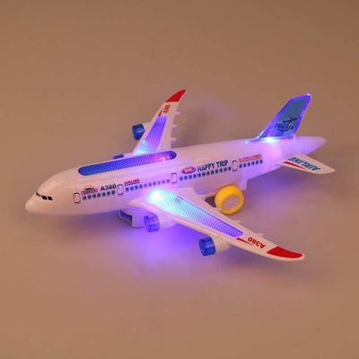 Feibe Пластик Airbus A380 модель самолета электрическая вспышка звук детские игрушки один размер