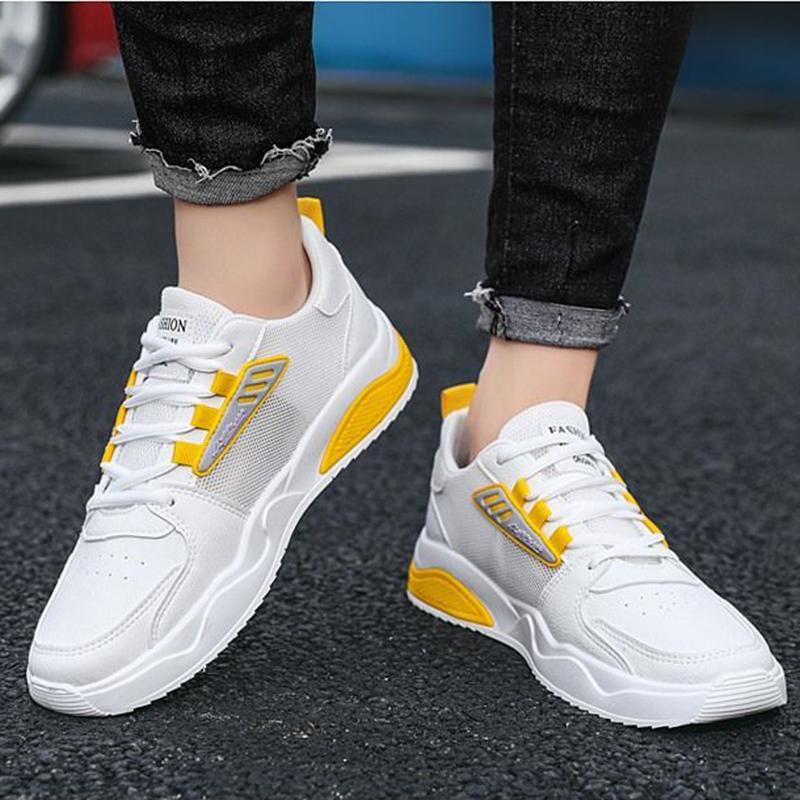 Summer Breathable Men's Shoes Thin Section Mesh Sports Running Anti-odor Mesh Shoes Men's Casual Board Shoes