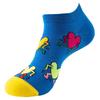 Mens Thin Boat Socks Womens Striped Cotton Ankle Breathable Sweat Absorbent Casual Fall
