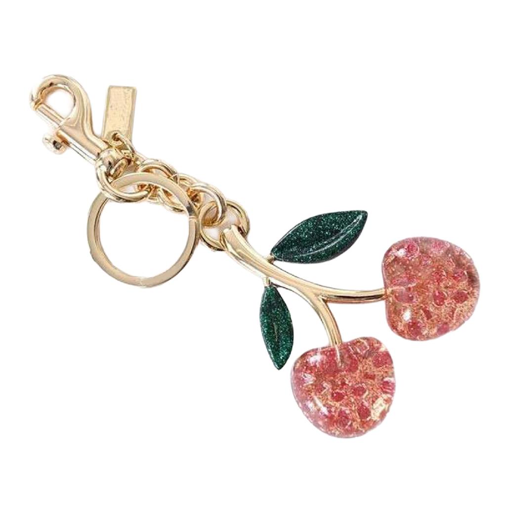 Шикарный брелок-подвеска в виде вишни, индивидуальный кулон, красочный кулон в виде вишни, аксессуар для телефонов и рюкзаков