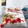 3D Рождественский комплект постельного белья «Рождественская елка», пододеяльник и наволочка, 2/3 шт. AU240 * 270, полноразмерный быстросохнущий домашний декор
