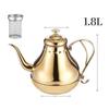 1,2/1,8 л Нержавеющая сталь Кофейник Элегантный Гибкий Носок Чайник С Фильтром Индукционная Плита Чайник Домашний Ресторан Чайник