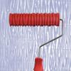 7'' Paint Roller Practical Grain Pattern Paint Rubber Roller Embossed Texture Wall Decoration Tools for Home Office Shop