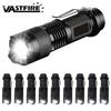 1/3/5/10Packs Portable Mini Q5 LED Flashlight Zoomable Tactical Lamp Torch Adjustable Focus Flashlight for Gift Hiking Camping