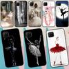Чехол для Huawei P20 P40 Lite P60 P30 Pro Nova 5T 9 10 SE 12s 12i 11i Y90 Y70 Y60 Y61 Y91 Y72 с изображением балерины