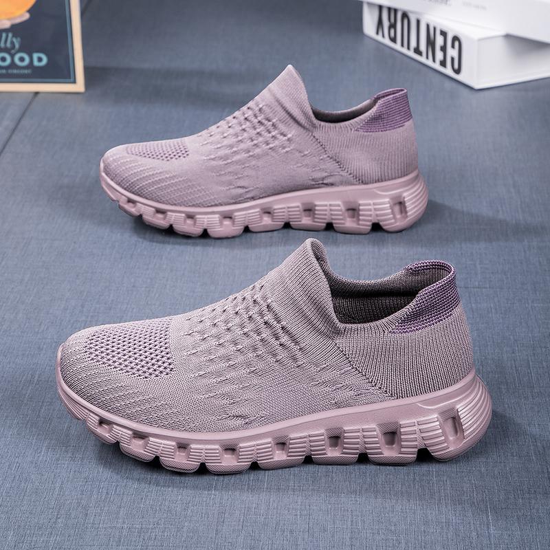 Unisex Sneakers Socks Shoes for Women Breathable Slip On Flats Unisex Platform Sneakers Casual Walking Men Shoes