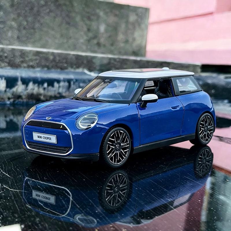 Maist 1:24 MINI COOPER SE Alloy Mini Car Model Diecast Metal Classic Retro Car Vehicle Model Simulation Collection Kids Toy Gift