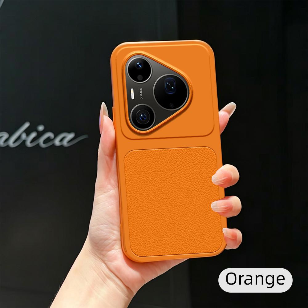 Чехол для телефона Huawei Pura 90 80 70 Ultra P50 P40 P60 Pro Plus Coque Конфетный PU Натуральная кожа Защита камеры Мягкая задняя крышка