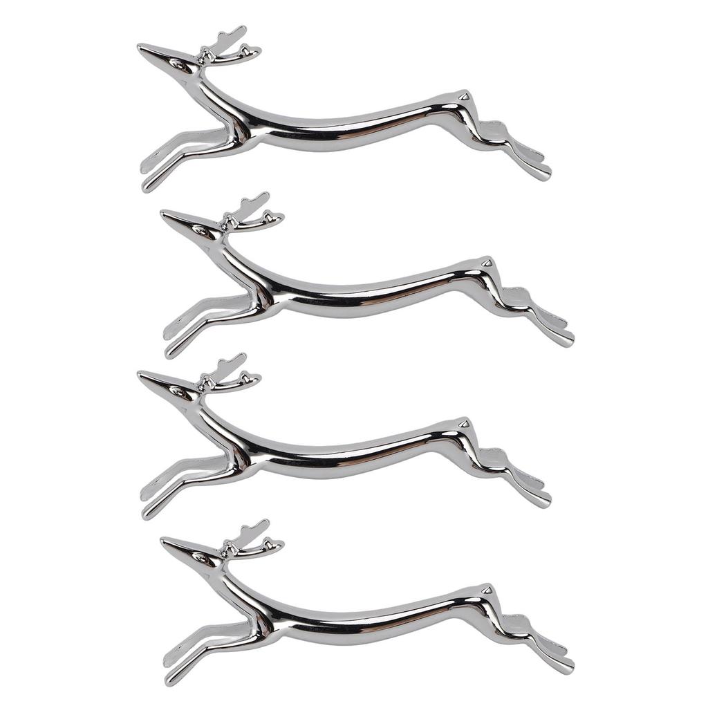 Подставка для столовых приборов, подставка для палочек для еды, полированная, универсальная, из гальванического цинкового сплава, в форме животного для столовых приборов