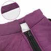 Dog Coat Purple L24 Fleece and Polyester