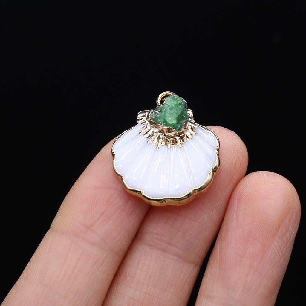 Подвески из натуральных ракушек, перламутровые ракушки, подвески для изготовления ювелирных изделий, серьги, ожерелье, аксессуары, ремесла