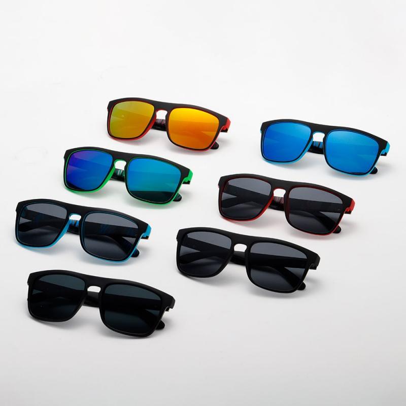 5PCS,Retro square-frame glasses, stylish glasses for driving, fishing, and vacations, discounted glasses bundles.