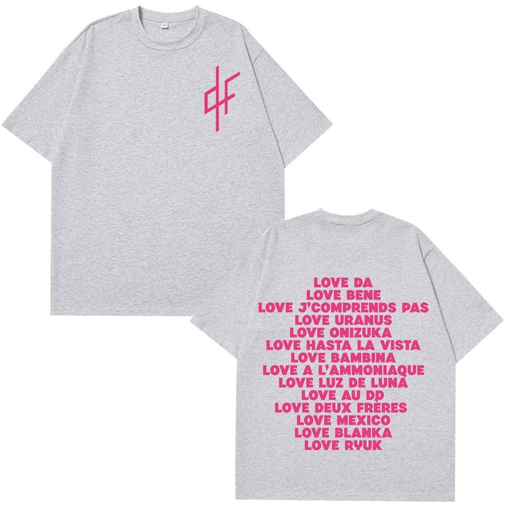 I Love PNL Fashion Graphic Print Harajuku Tshirt Unisex Women Hip Hop Short Sleeve Aesthetic Trend of Loose Casual Cotton T Shirts