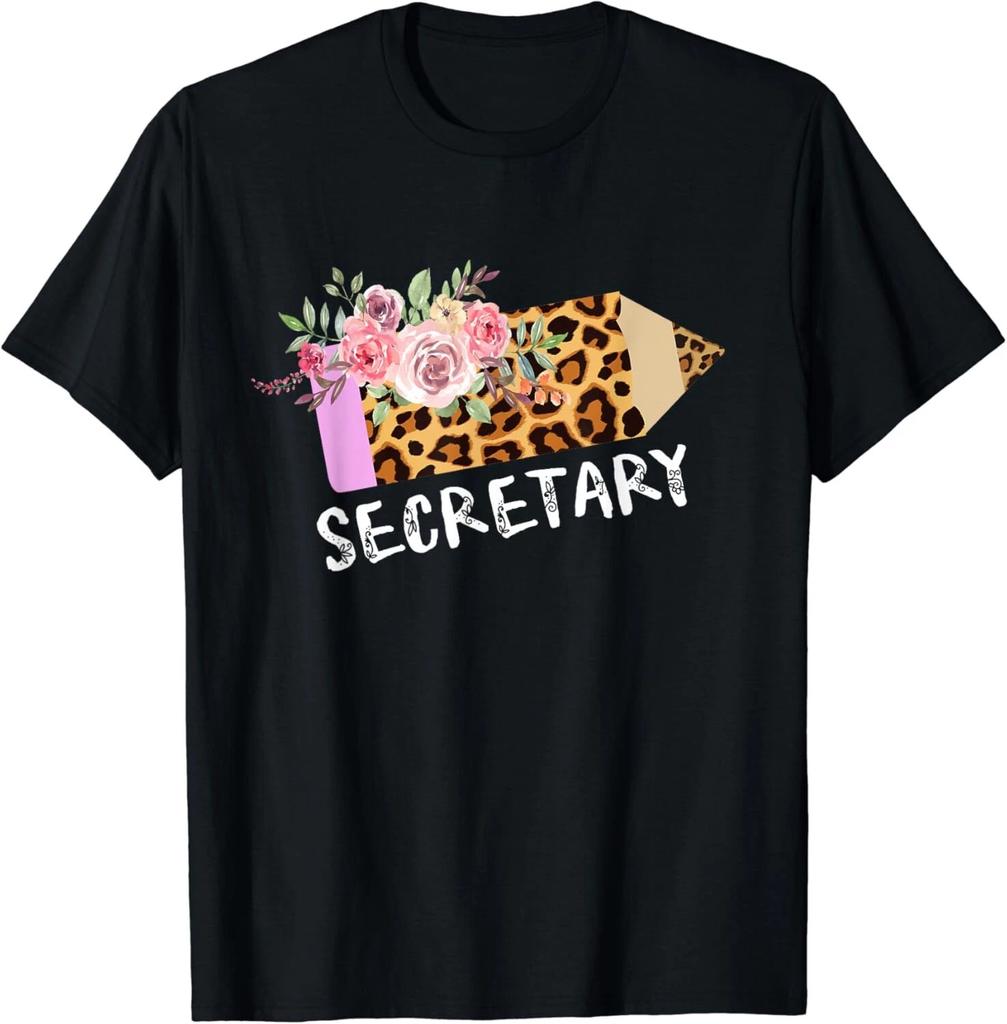 Back To School Leopard Print Pencil Gift Unisex T-Shirt
